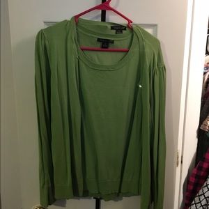 Tank and cardigan August silk brand