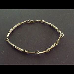 Vintage handmade Bali Sterling bracelet