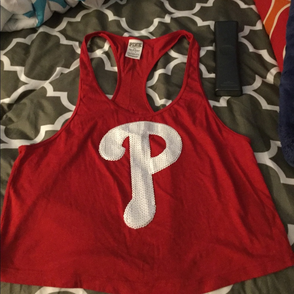 Phillies crop tank