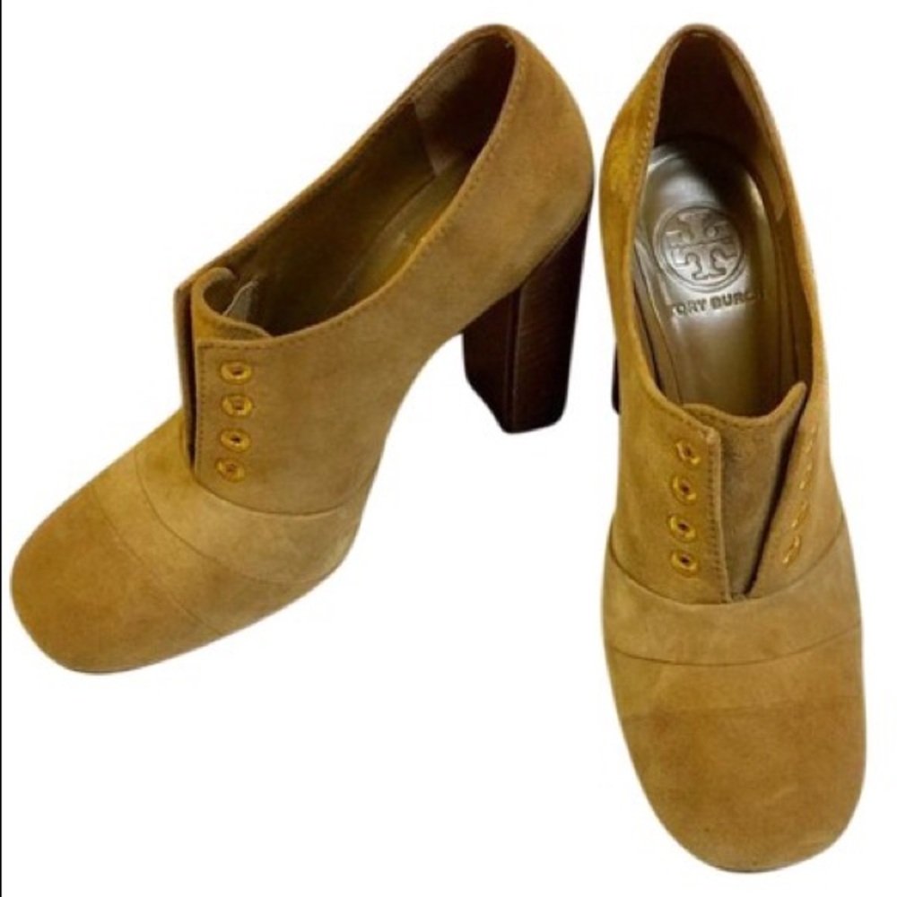 Tory butch Stella laceless booties