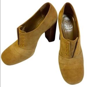 Tory butch Stella laceless booties