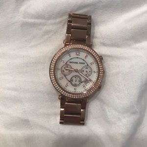 michael kors Parker Rose Gold-Tone Watch