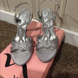 Nina Silver High Heels