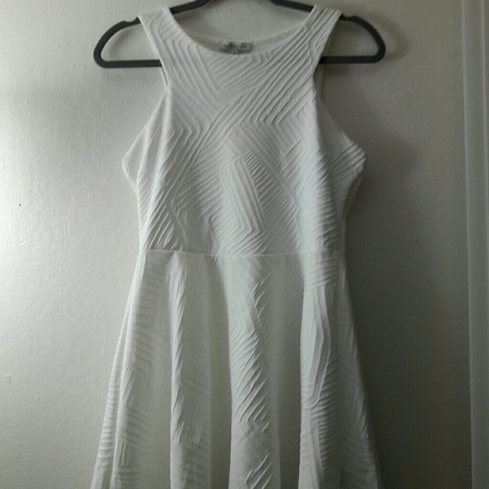 Charlotte Russe White Skater Dress