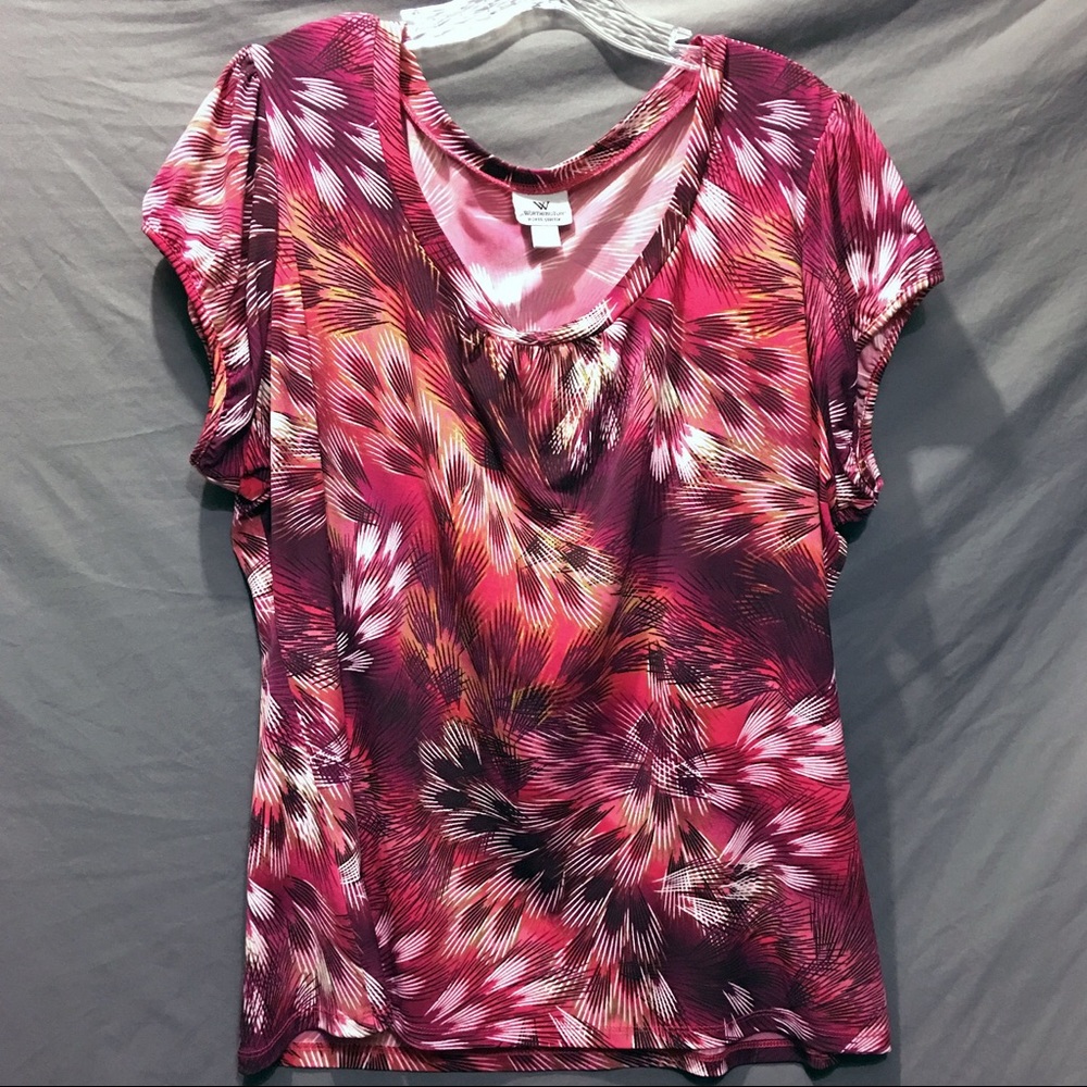 Worthington Woman Stretch Top 2X EUC