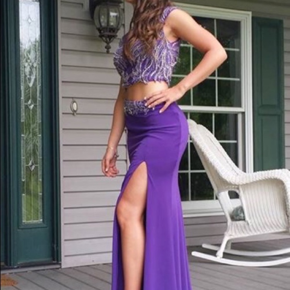 Two- Piece Prom Dress