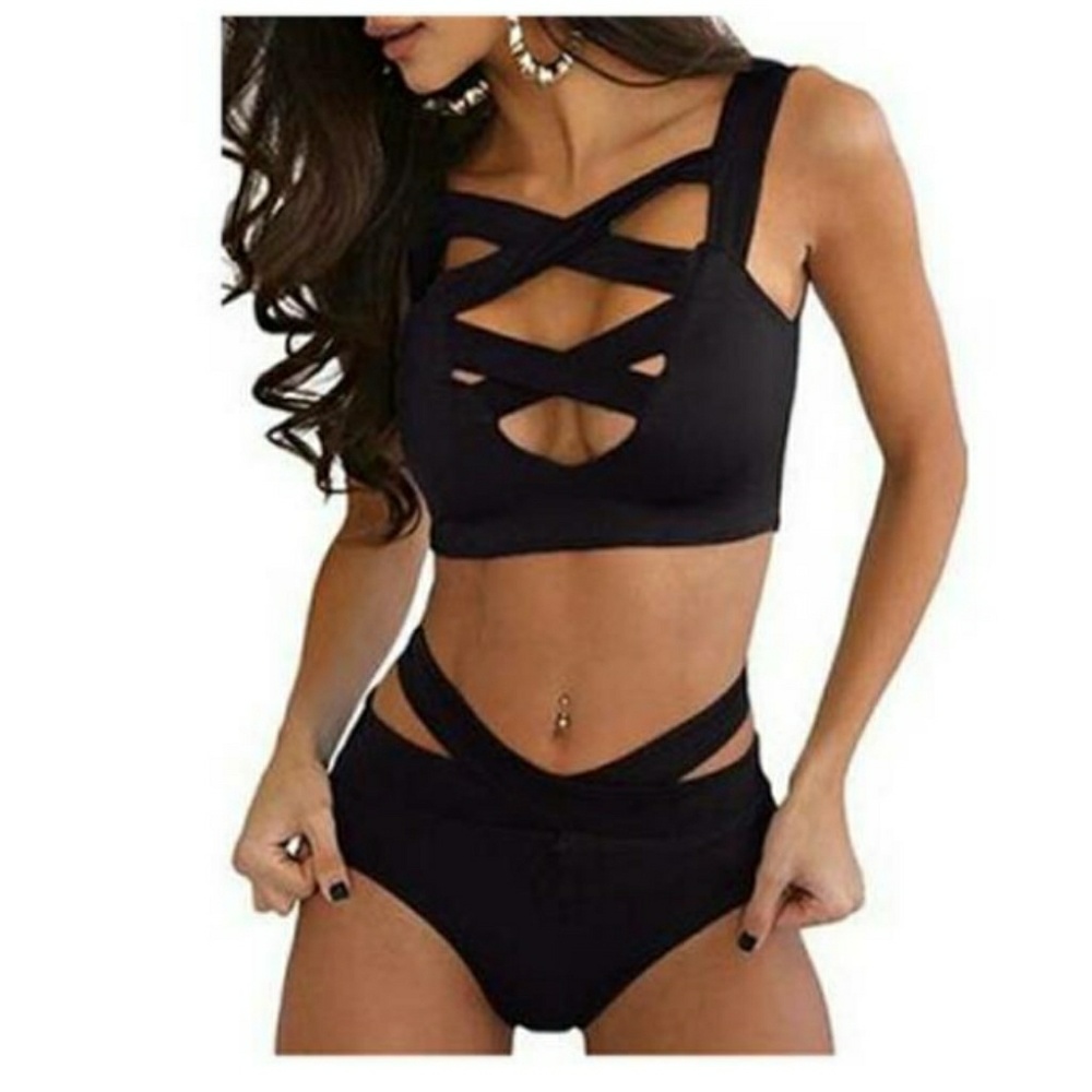 Cute bondage swimsuit