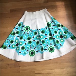 NWOT Kate Spade peacock skirt size 4