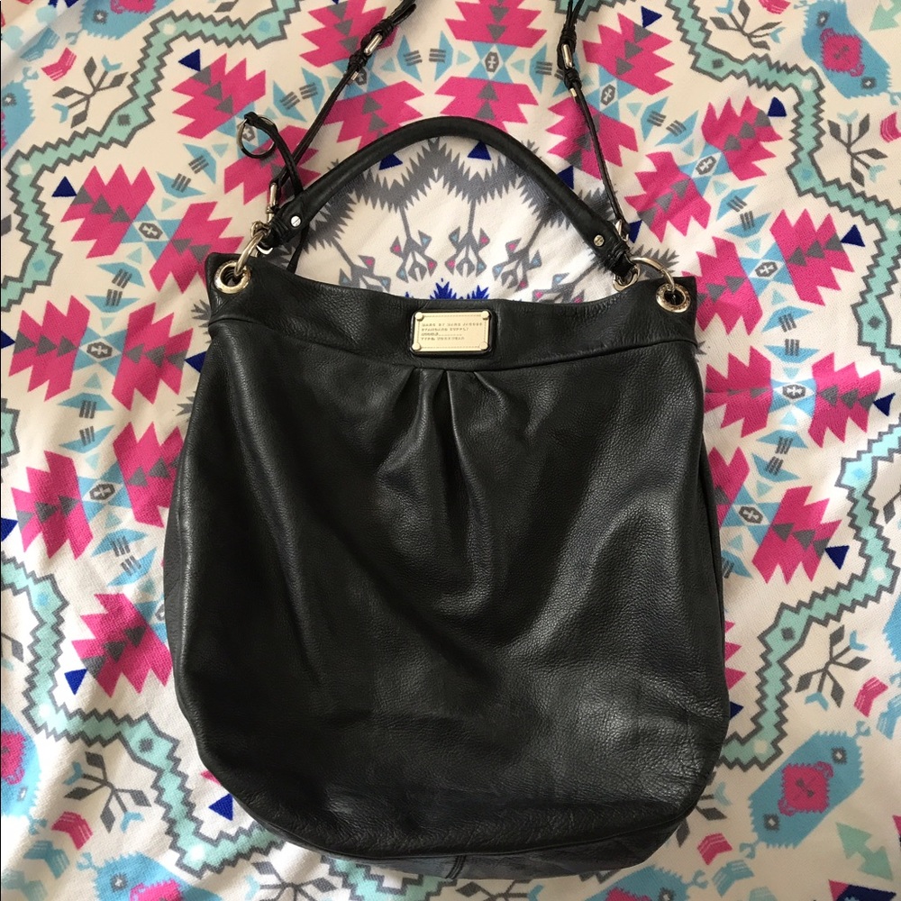 Marc by Marc Jacobs Black Leather Hobo Bag