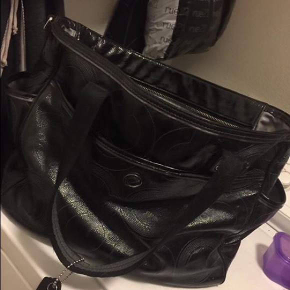 Coach Diaper Bag - Picture 1 of 4