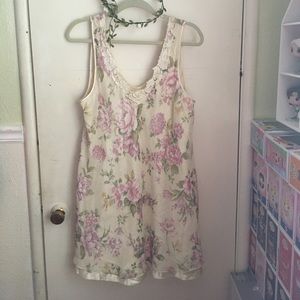 Floral vintage night gown