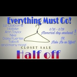 Memorial Day Weekend Sale!!!