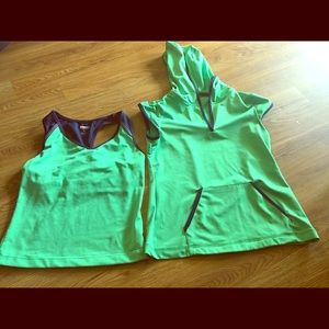 Work out shirt and hoodie