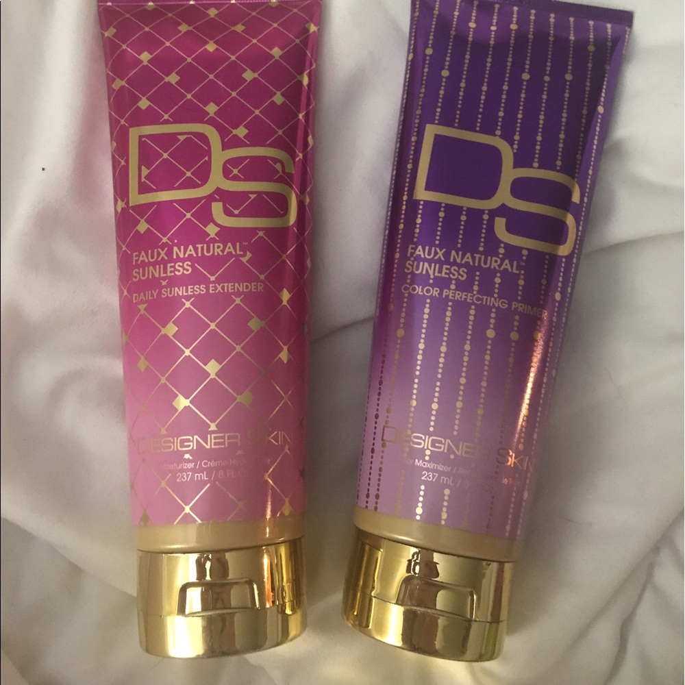 Designer skin tanning products