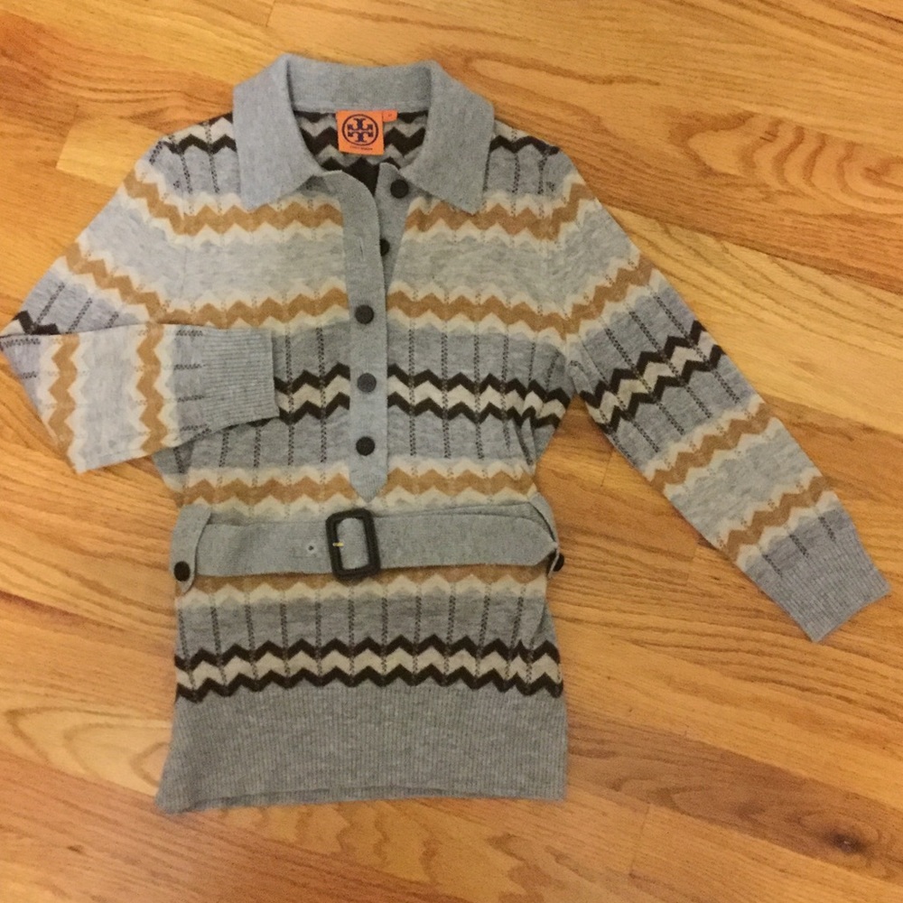 Tory Burch belted sweater