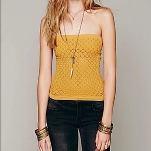 Honey Textured Tube Top by Free People. XS/S.