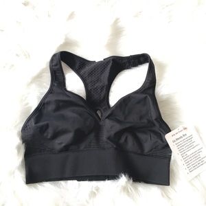 Lululemon sz 4 Go Steady sports bra black NWT