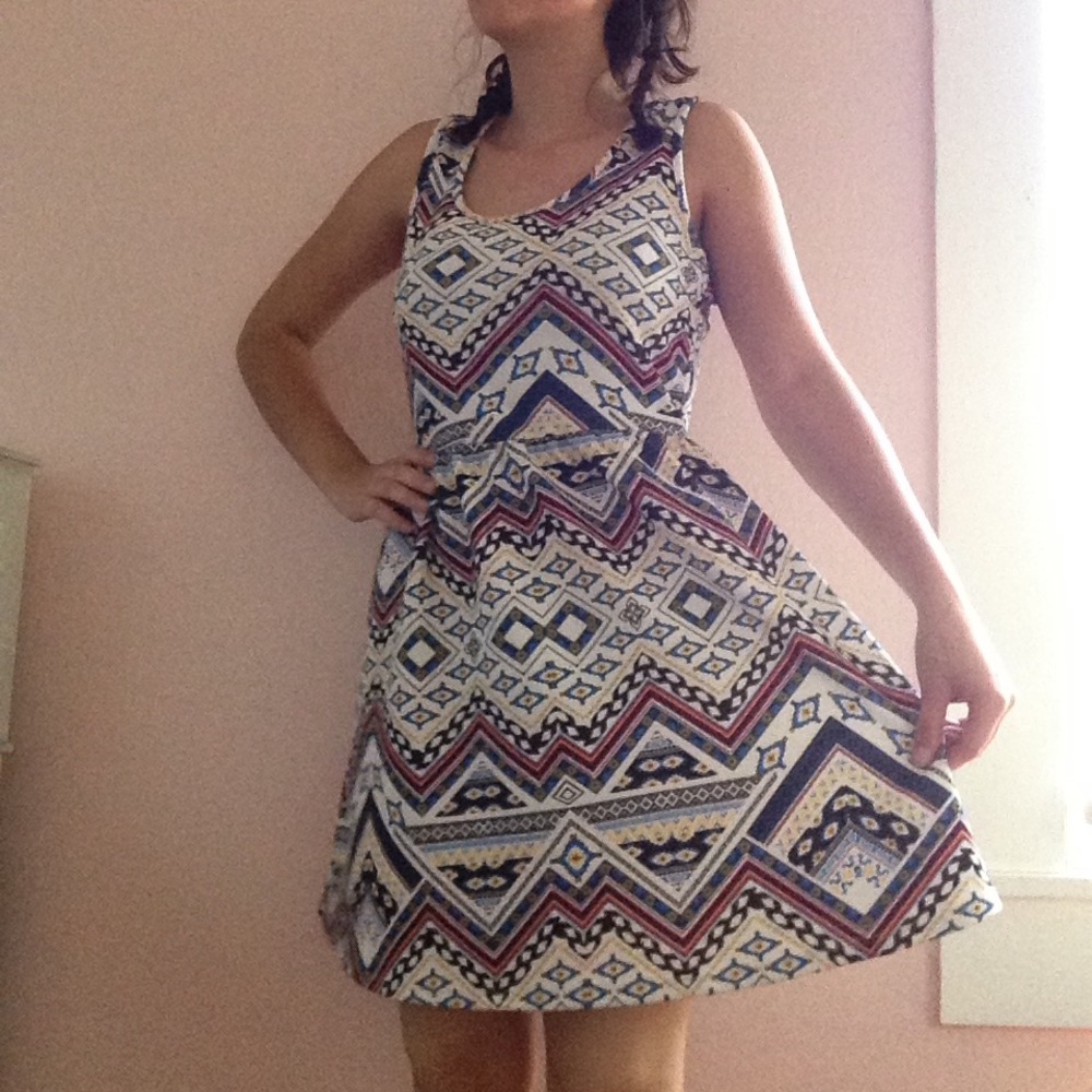 Cute Aztec mini dress