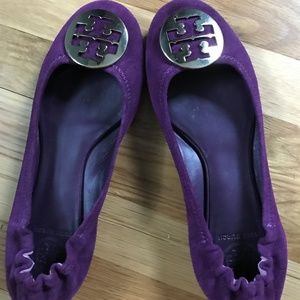 Tory Burch flats worn once