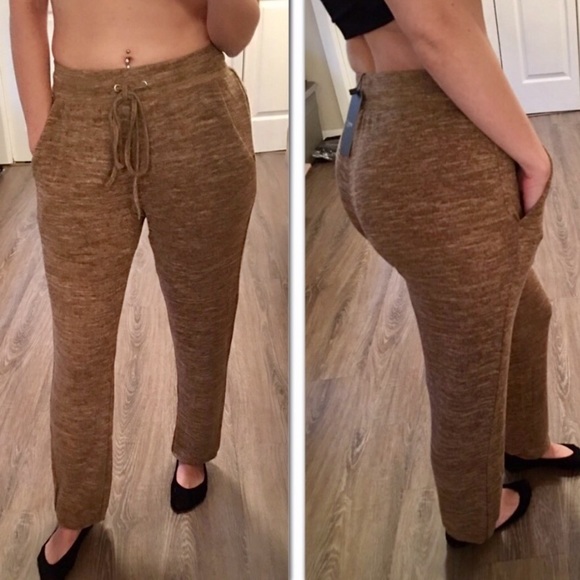 Taupe colored Joggers - Picture 2 of 3