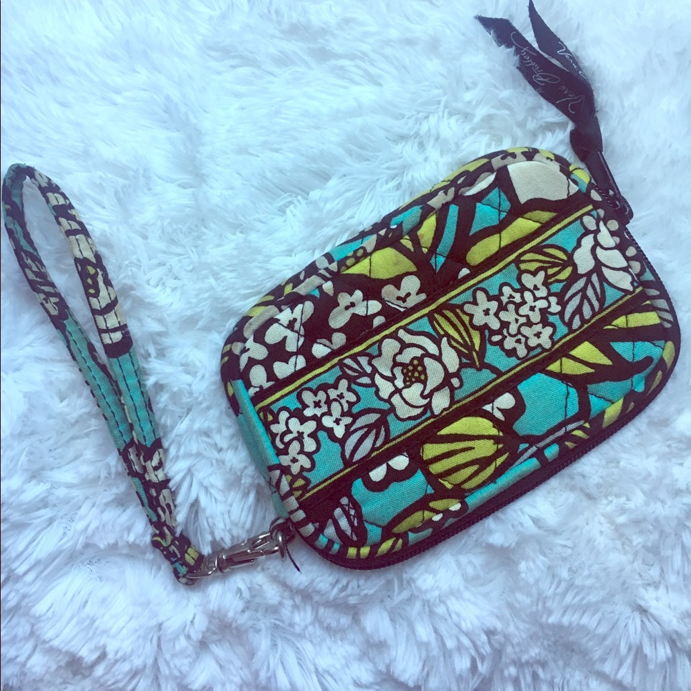 Vera Bradley Small Zip Wristlet - (EUC)