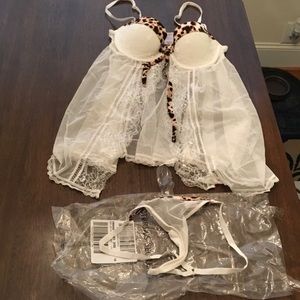 Baby doll with matching G-string