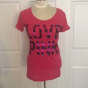 LOVE PINK sequin t-shirt