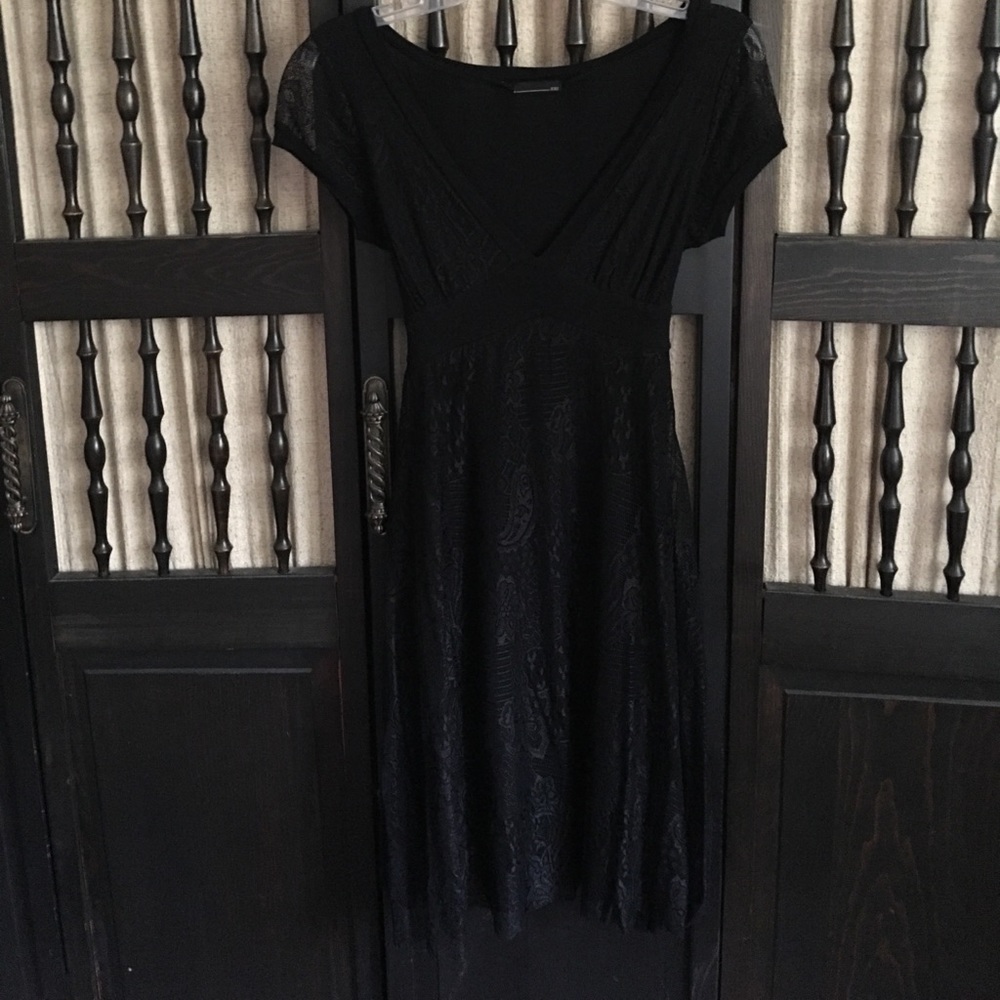 Black lace dress