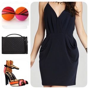 BCBGENERATION Snap Front Pocket Dress