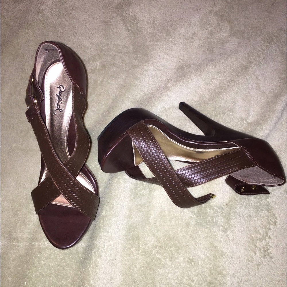 Brown heels