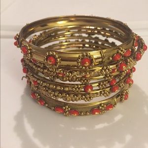 Set of 8 Bangle Bracelets
