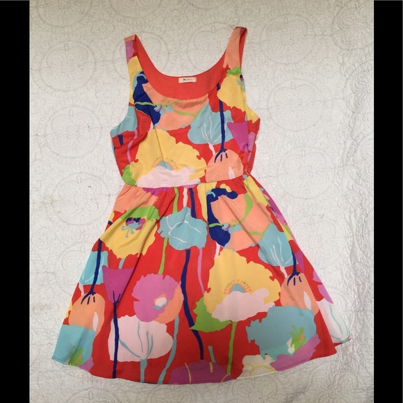 Everly Dresses & Skirts - Everly Floral Print Skater Dress