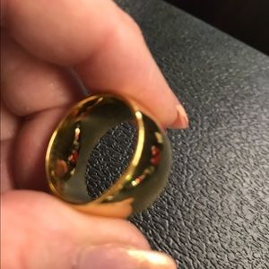 Unisex Thumb wedding finger band ring size 10