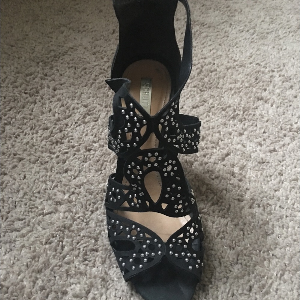 Schutz, black sandals . In great condition
