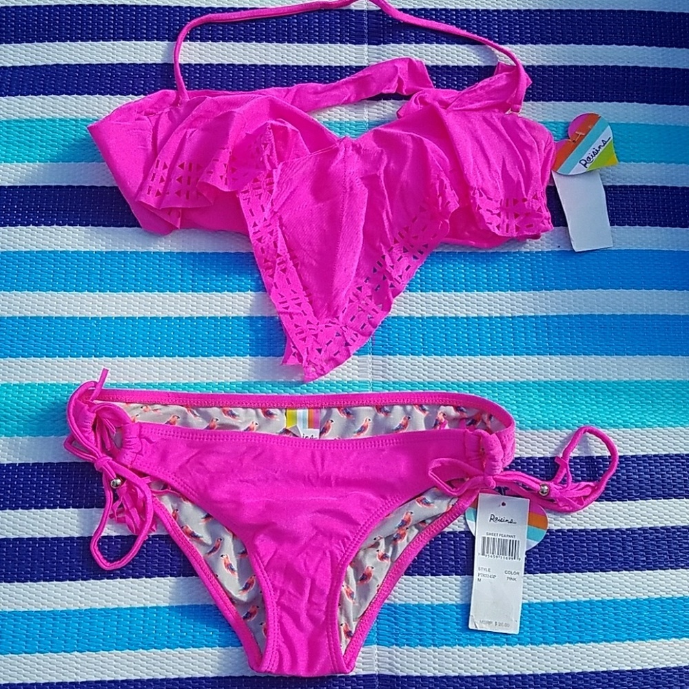 Laser cut top and sweet pea pant