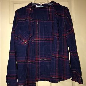 Flannel- Great shape. Only wore 3 times!