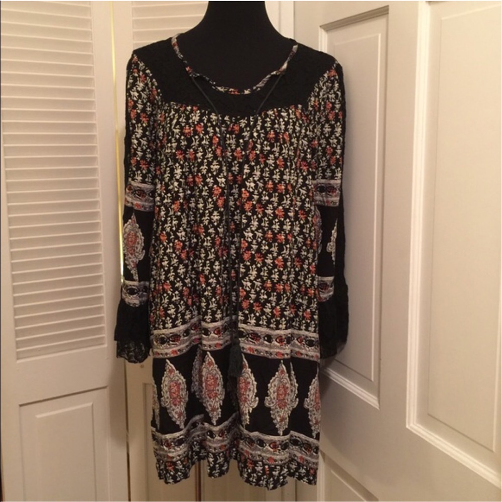 ✌🏼Beautiful Boho Black Lace Dress/Tunic✌🏼