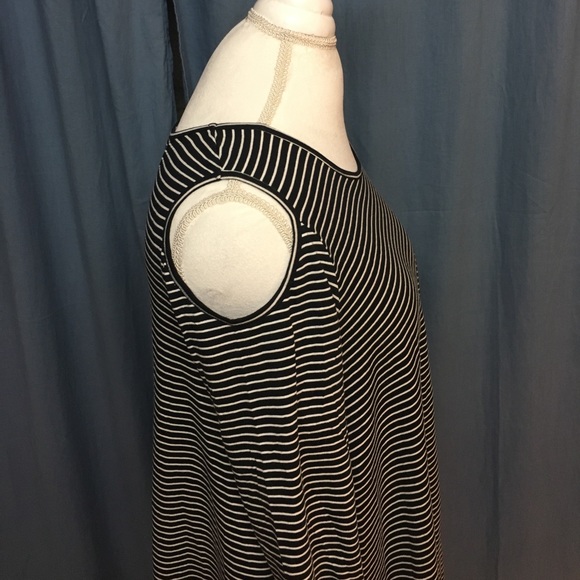 Cold shoulder cotton dress - Picture 3 of 4