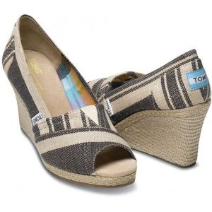 TOMS Stella Wedge - Kenya Stripe, Espadrilles