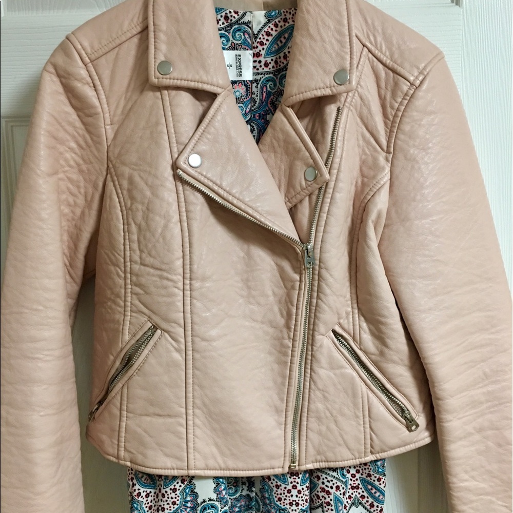 Pink Pleather jacket