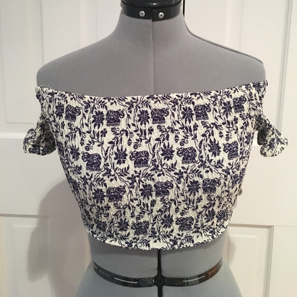 Elephant crop top