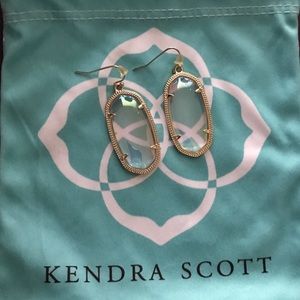 Kendra Scott Iridescent Elle Earrings in Gold