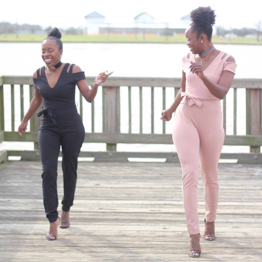 NWT Black Romper