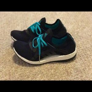 New Adidas Pure Boost X size 7 black and blue