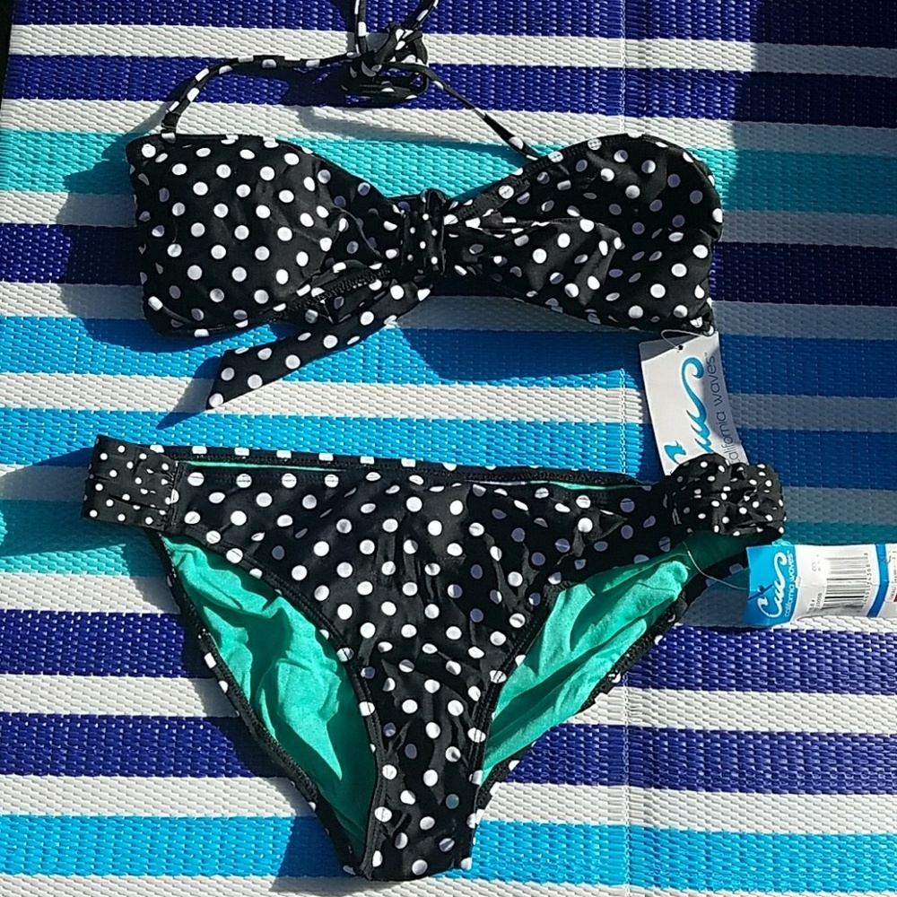 Polka dot bikini