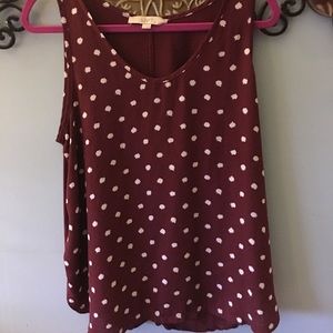 The Loft polyester tank