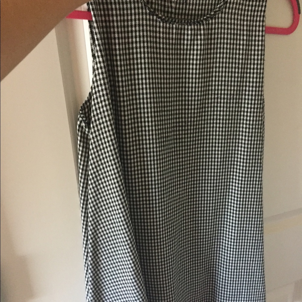 Checkered swing dress