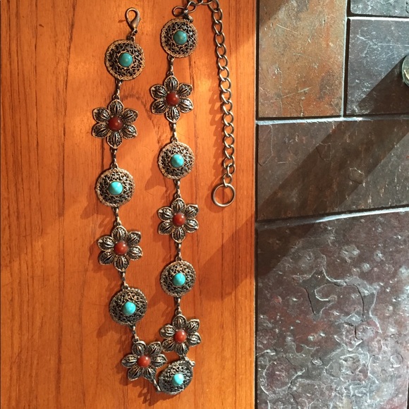 Vintage Flower Chain Belt main image 4