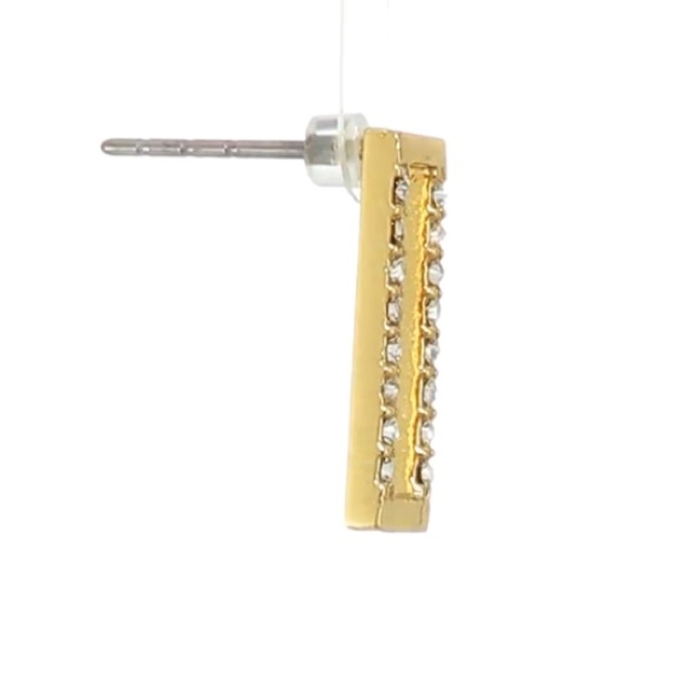 rebecca minkoff // rectangle pavé earrings - Picture 2 of 4