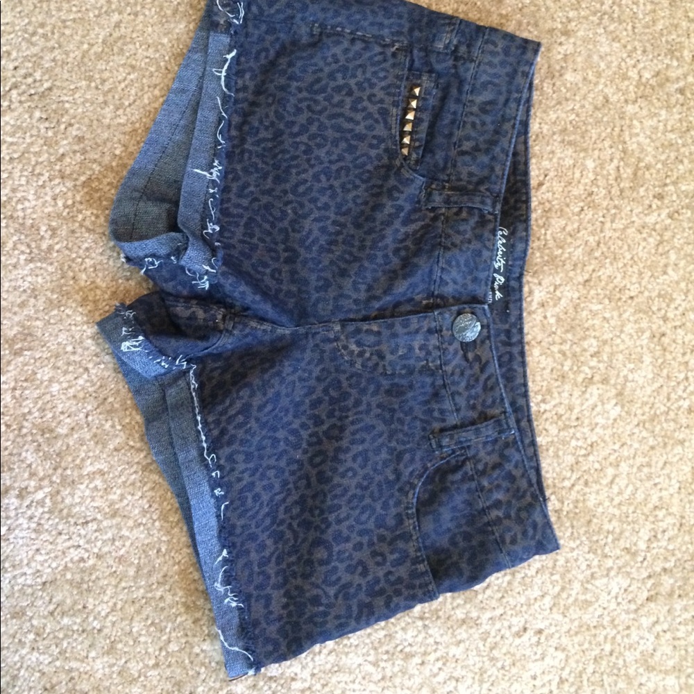 navy blue celebrity pink shorts